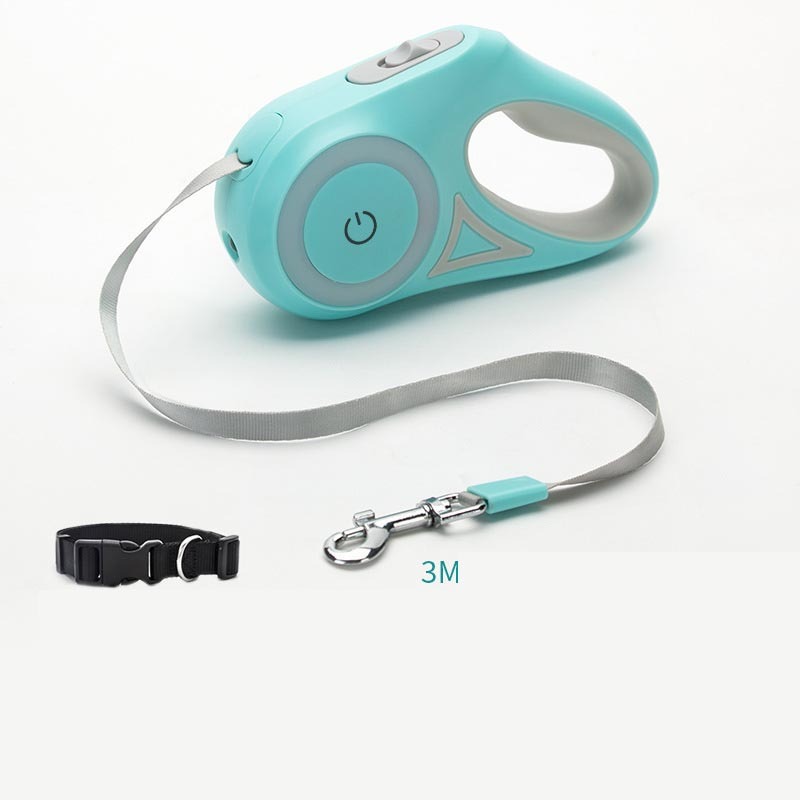 Dog Leash with Spotlight for Enhanced Nighttime Safety