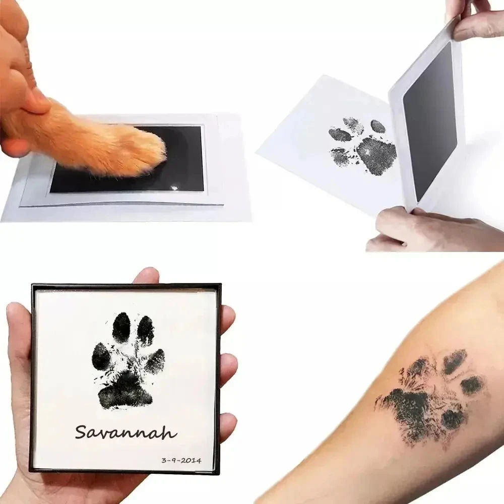 Non-Contact Hand/Footprint Kit for Pets & Babies with Photo Album