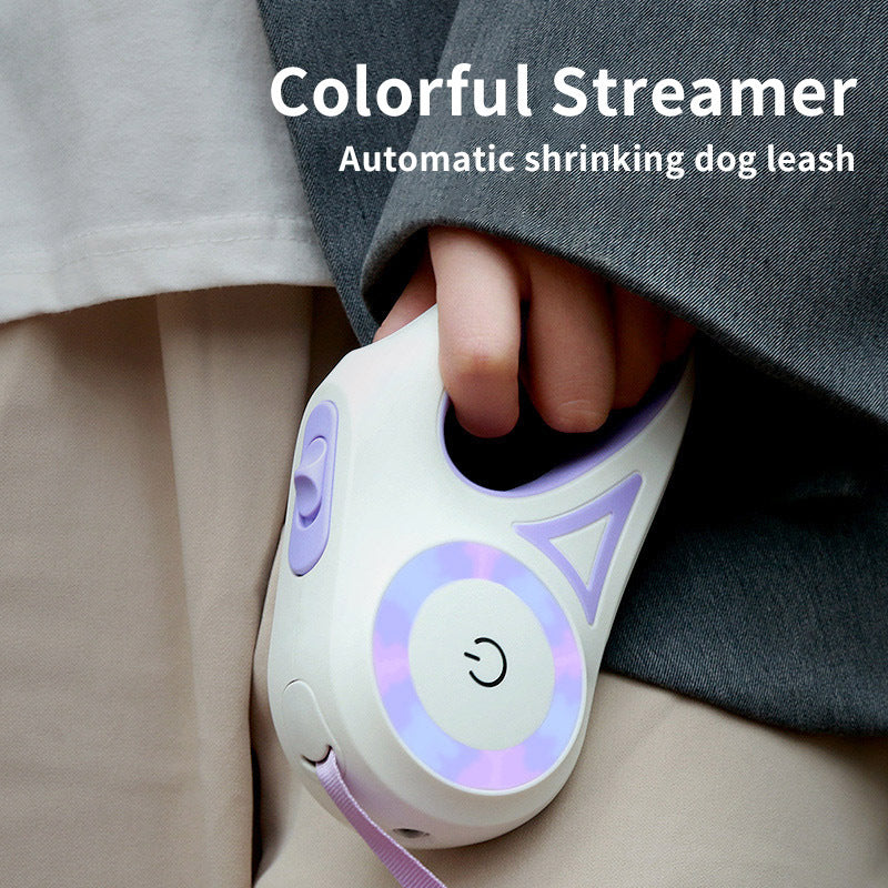 Dog Leash with Spotlight for Enhanced Nighttime Safety